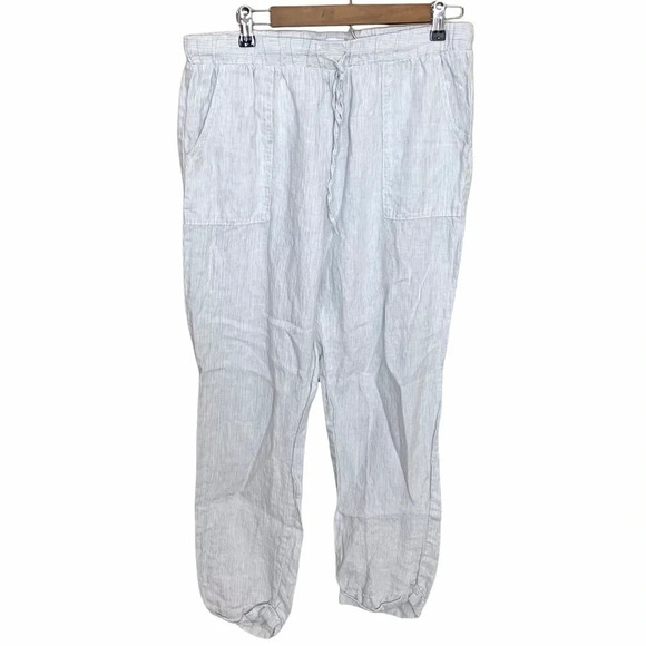 Kenar • Striped Linen Pants - Picture 1 of 5